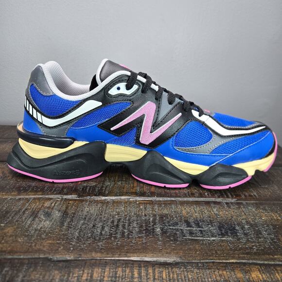 NEW New Balance 9060 Mens Size 11.5 Running Shoe Blue Real Pink Black U9060BPO main image 5